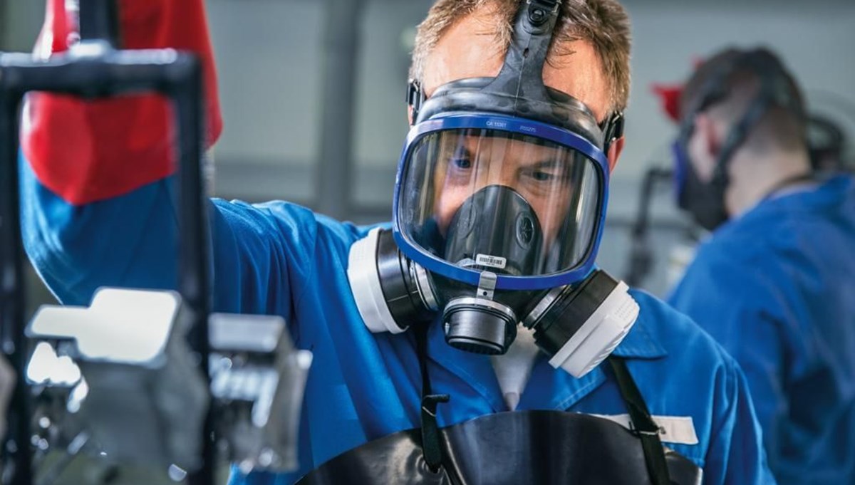 Sanayide çalışanlar için güvenli solunum hayati önem taşıyor