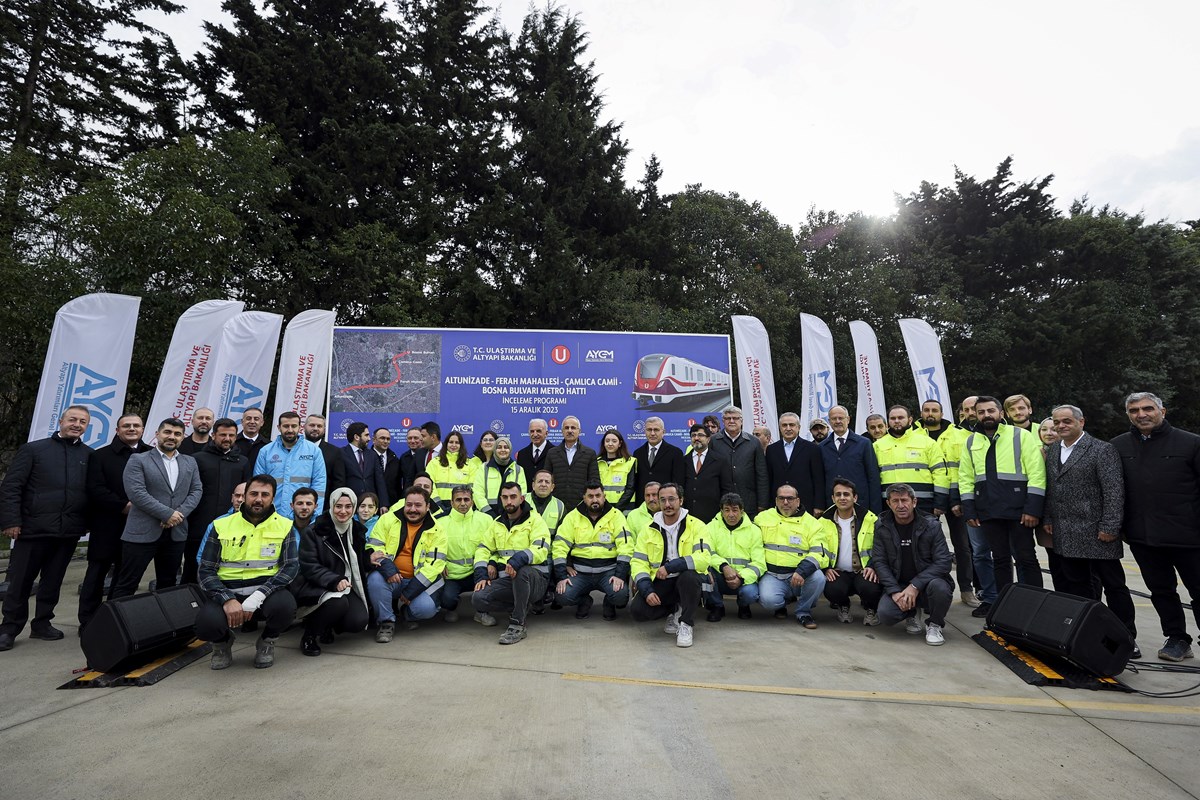 Bakan Uraloğlu, projenin Beylerbeyi Merkez Şantiyesi