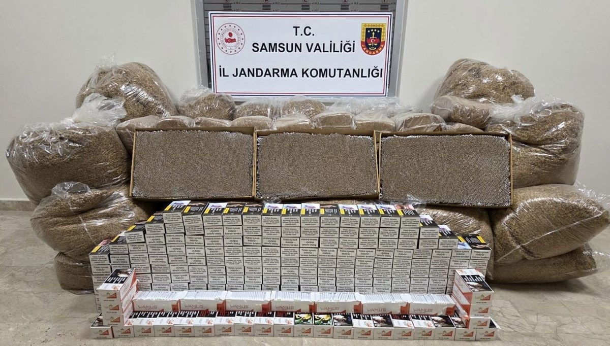 Samsun'da kaçakçılık operasyonu Samsun'da kaçakçılık operasyonu