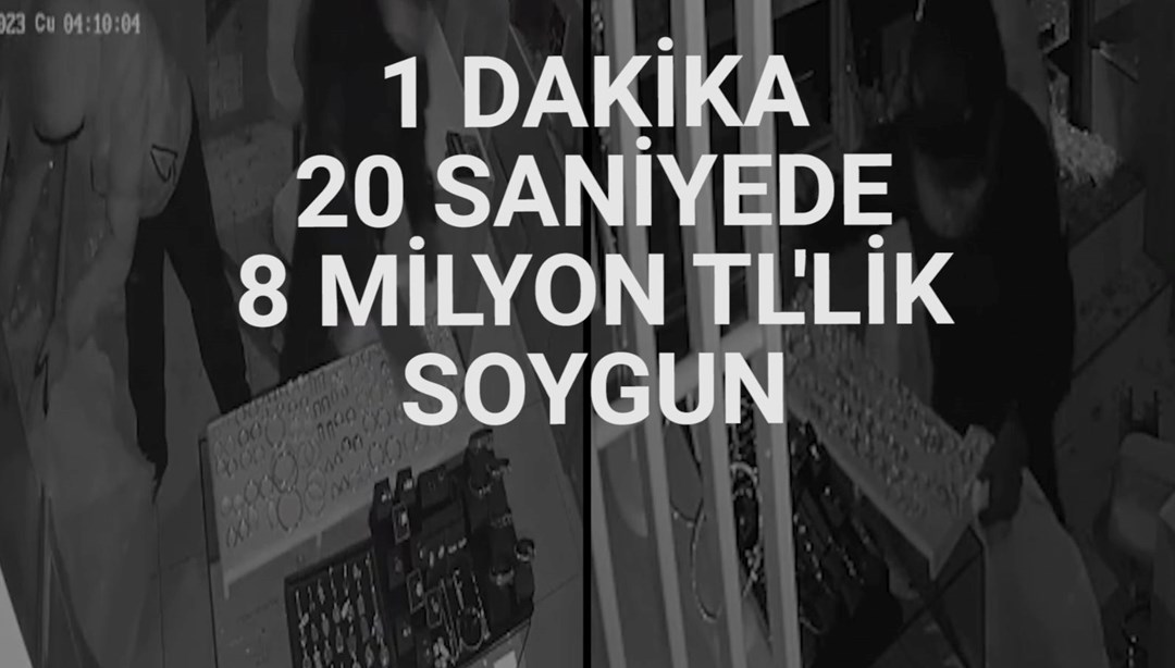 Nişantaşı'nda 8 milyon TL'lik kuyumcu soygunu kamerada