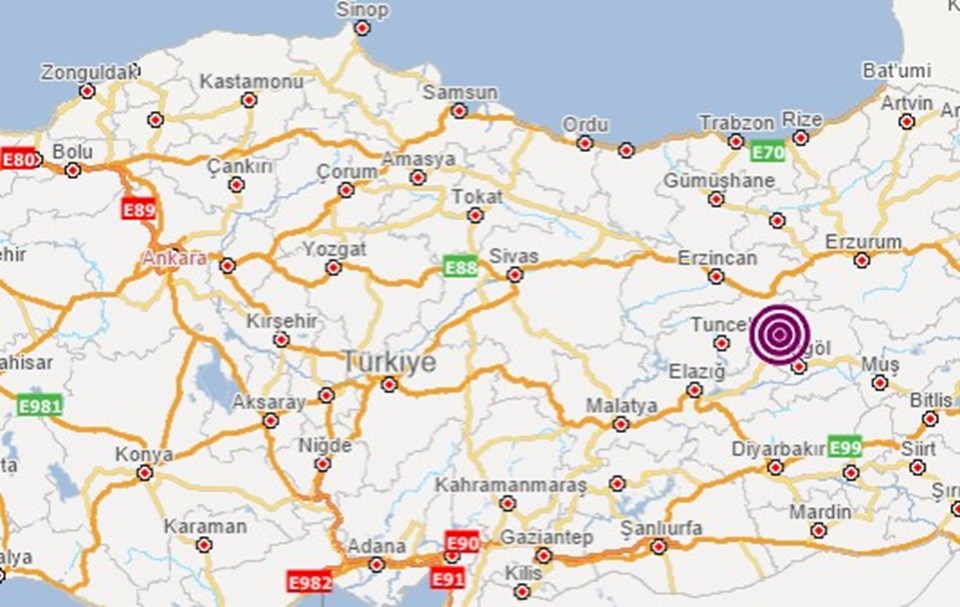 Bingöl'de 5,2 büyüklüğünde deprem meydana geldi - 1
