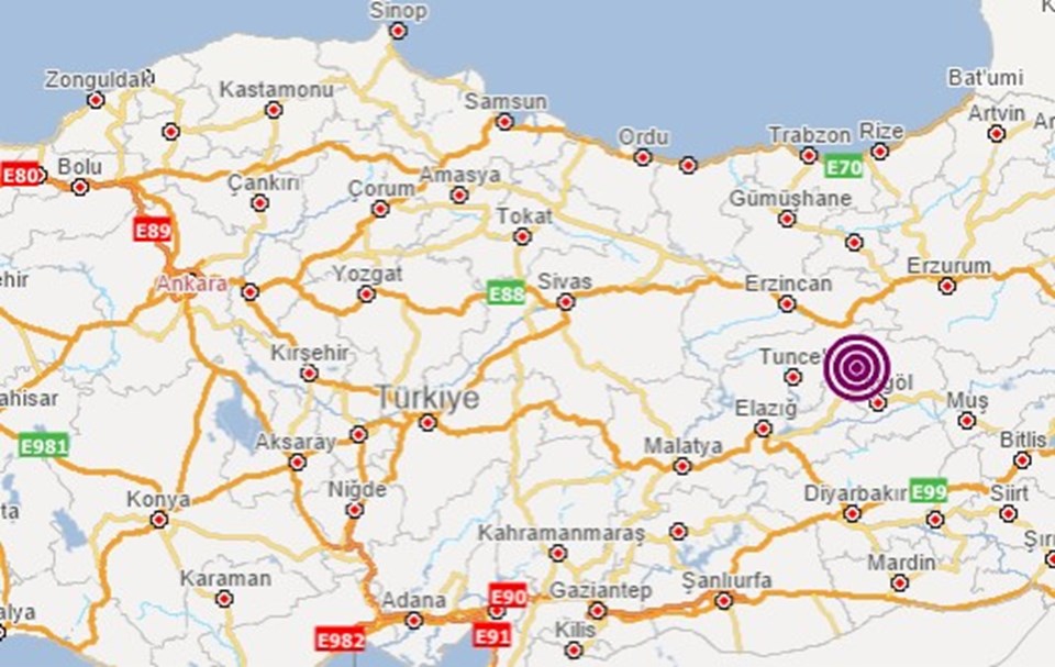 Bingöl'de 5,2 büyüklüğünde deprem meydana geldi - 1