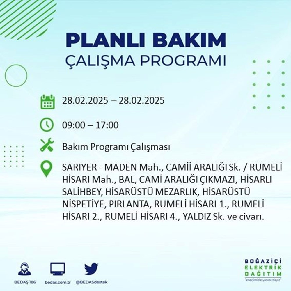 İstanbul'da Elektrikler Ne Zaman Gelecek? 21 İlçede BEDAŞ Kesinti Alarmı (28 Şubat) 127 dXuwQR6PN0W9wWrAsbiy1w