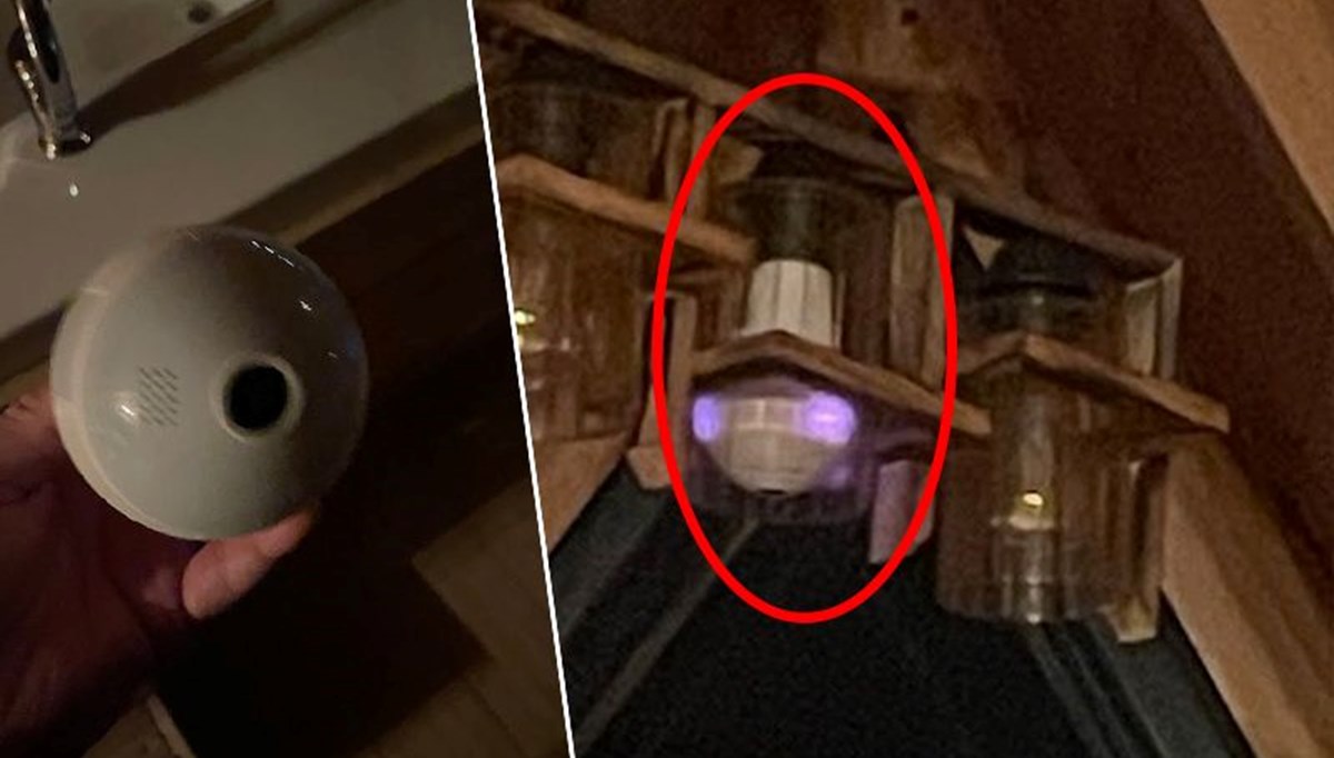 Bungalovda gizli kamera skandalı