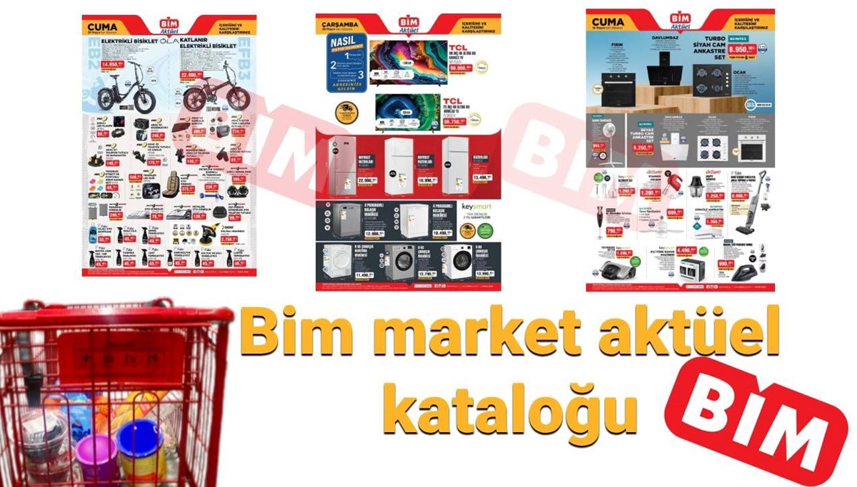 BİM Aktüel kataloğu ürünleri 27-28-30 Mayıs 2025: BİM markete klima, vantilatör, kurutma makinesi, televizyon ve barbekü geliyor