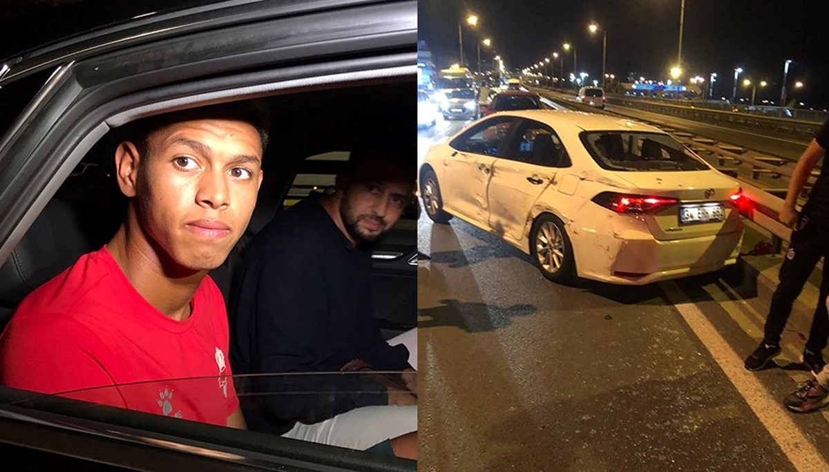 Trabzonsporlu Lahtimi trafik kazası geçirdi Trabzonsporlu Lahtimi trafik kazası geçirdi