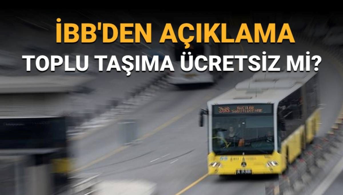 Bugün toplu taşıma (otobüs, metro, metrobüs) ücretsiz mi? 22 Haziran toplu taşıma kararı