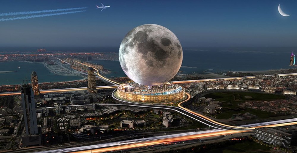 Ay yeryüzüne iniyor: Dubai'de 5 milyar dolarlık yeni gayrimenkul projesi - 1