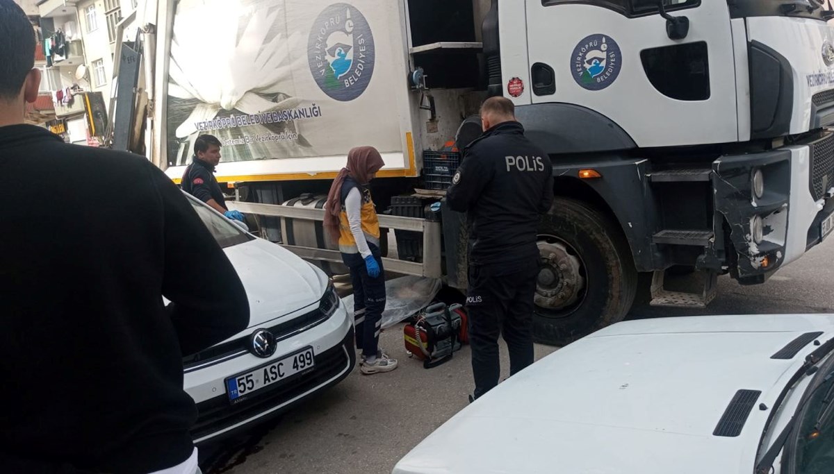 Samsun’da çöp kamyonunun altında kalan yaya öldü Samsun’da çöp kamyonunun altında kalan yaya öldü