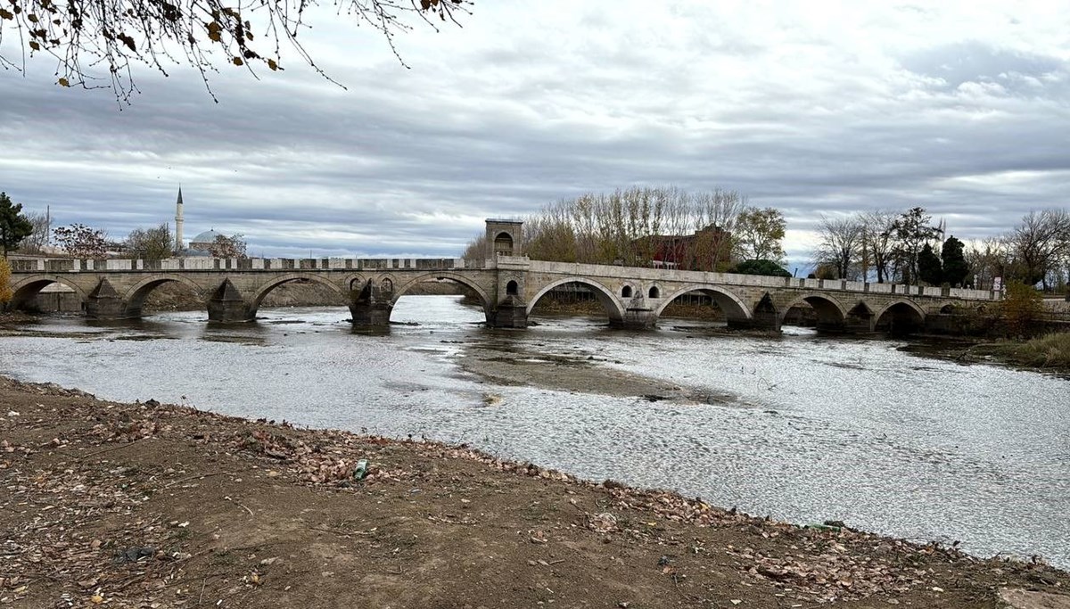 Tunca Nehri'nde kuraklık: Sonbaharda yeterli yağış gelmedi