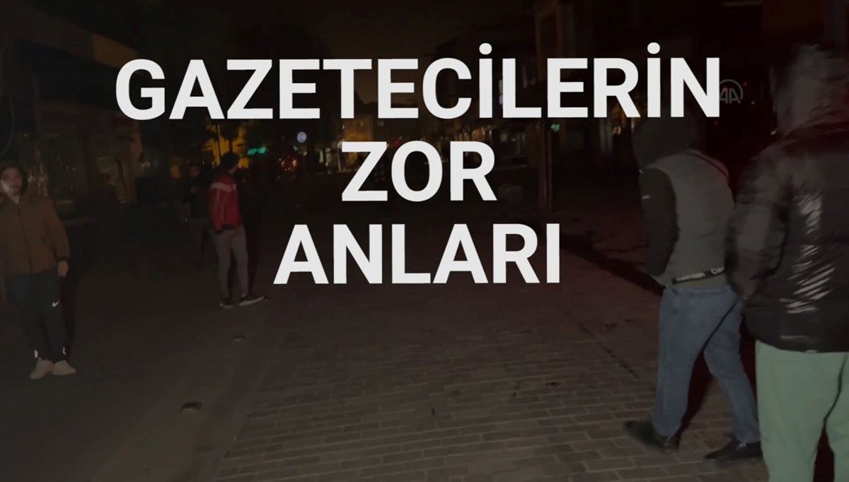 Düzce’de çekim yaparken artçı sarsıntıya yakalandılar Düzce’de çekim yaparken artçı sarsıntıya yakalandılar