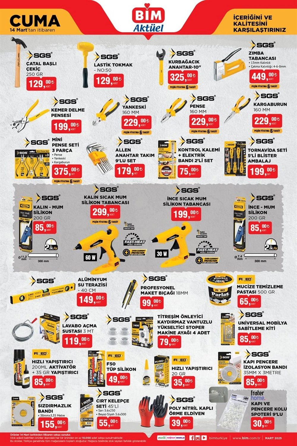 BİM'de 14 Mart Fırsatları: Çapa Makinesinden Elektrikli Bisiklete Yok Yok! 76