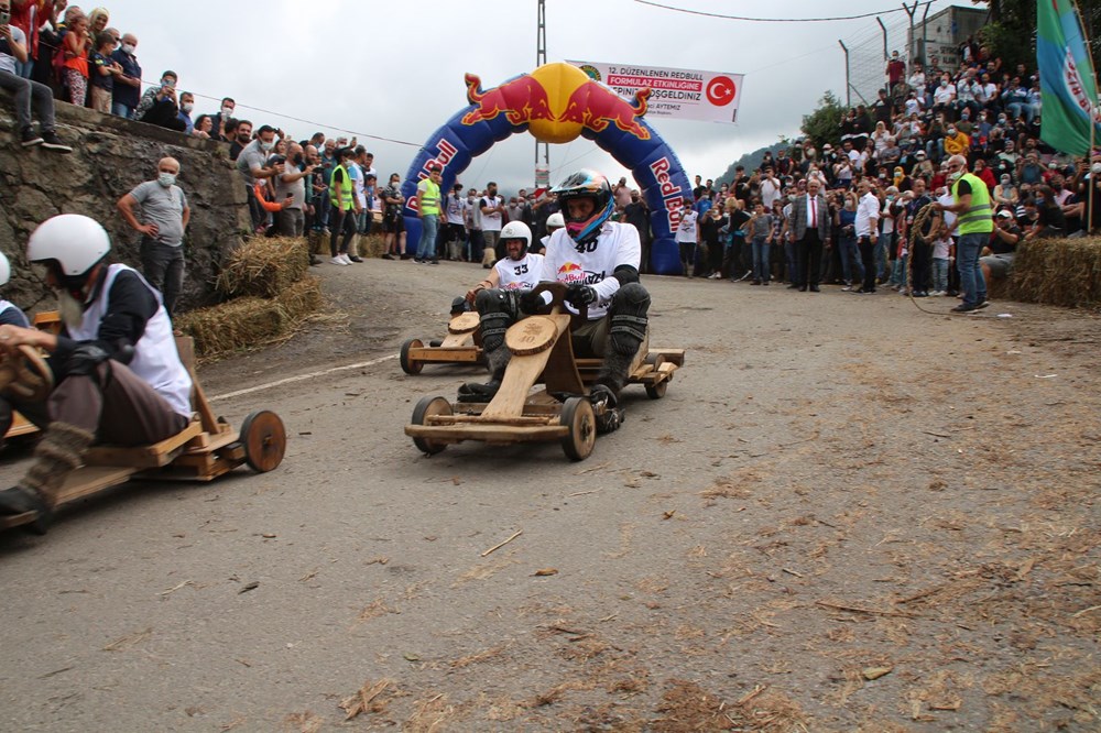 Rize'de 'formulaz' tahta araba yarışları heyecanı - 8