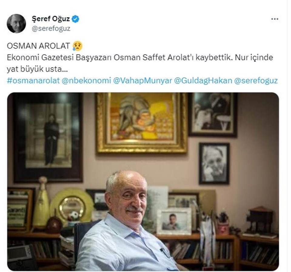 Gazeteci Osman Arolat hayatını kaybetti (Osman Arolat kimdir?) - 1