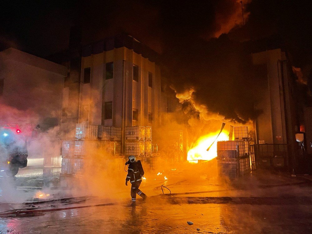 Bursa'da fabrika yangını - 6