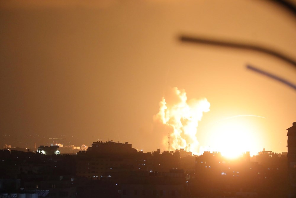 Tansiyon yükseldi: İsrail saldırılarının ardından Gazze'den roketler fırlatıldı - 13