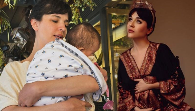 Gonca Vuslateri kızı Asya'nın yüzünü ilk kez gösterdi