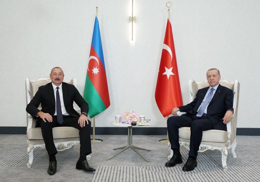 Cumhurbaşkanı Erdoğan Şanghay İşbirliği Örgütü Zirvesi için Özbekistan'da - 3