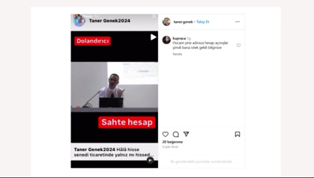 Profesörün videosuyla dolandırdılar Profesörün videosuyla dolandırdılar
