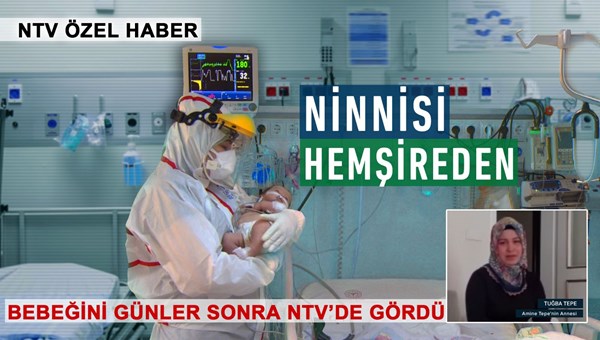 Bebeğini günler sonra NTV'de gördü