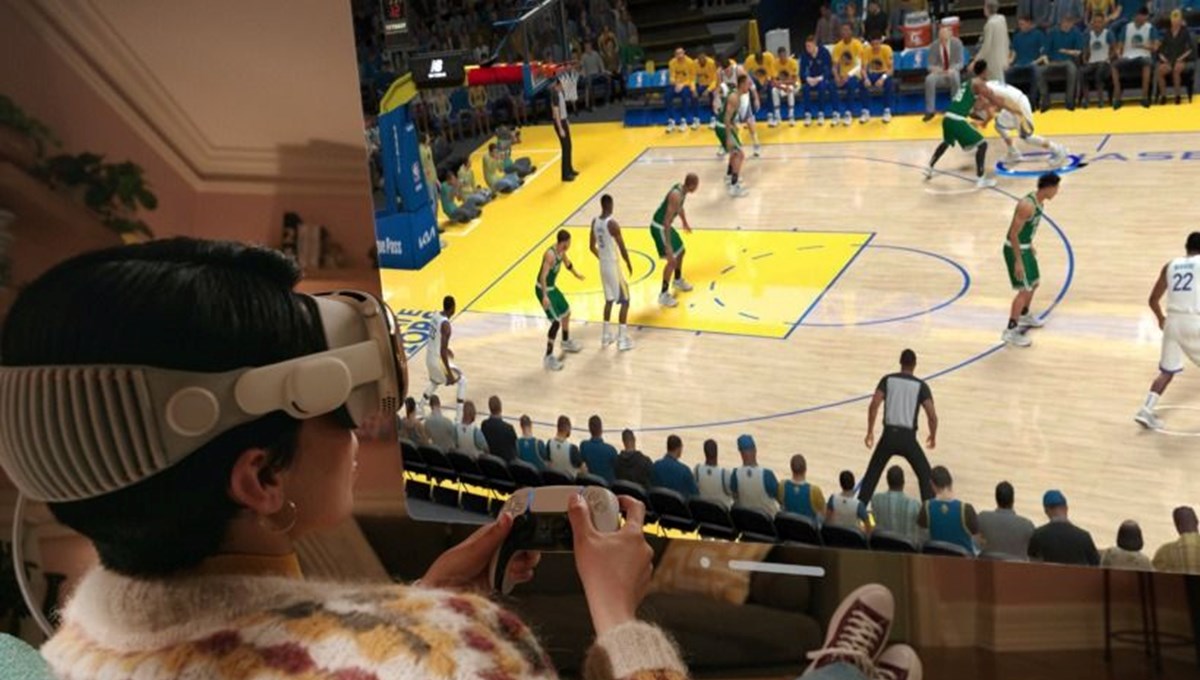 Apple Vision Pro gözlüklerle NBA maçları seyredilebilecek Apple Vision Pro gözlüklerle NBA maçları seyredilebilecek