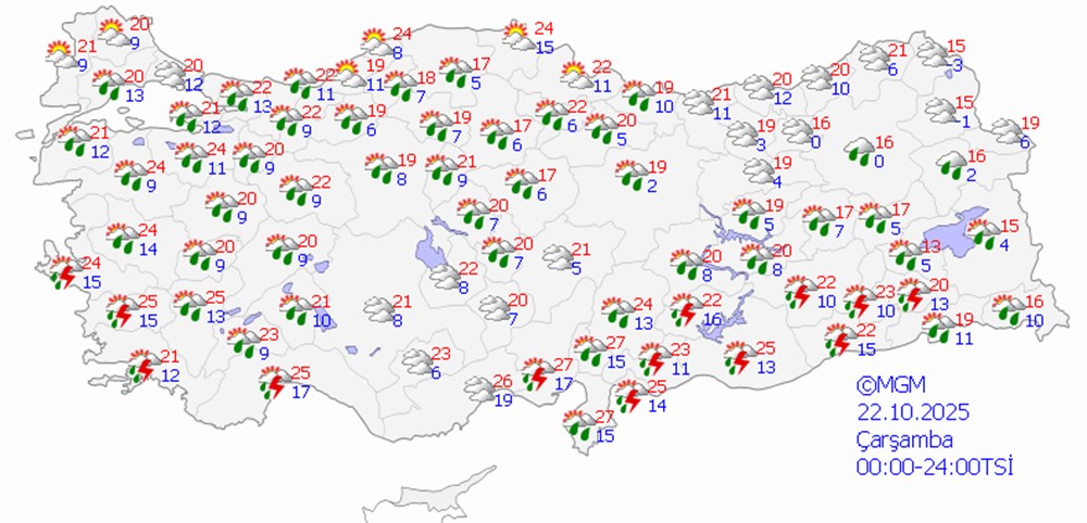 Beş büyük kentte yağış var: Perşembe gününe dikkat! - 5
