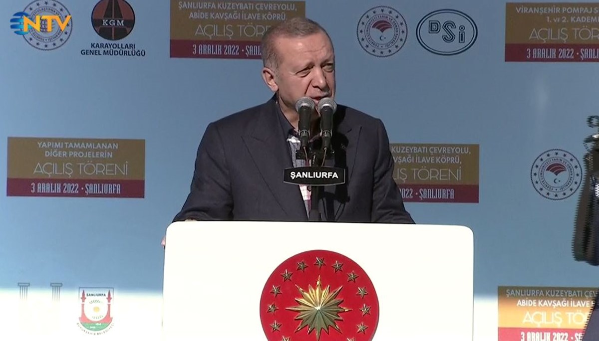 Cumhurbaşkanı Erdoğan konuşuyor