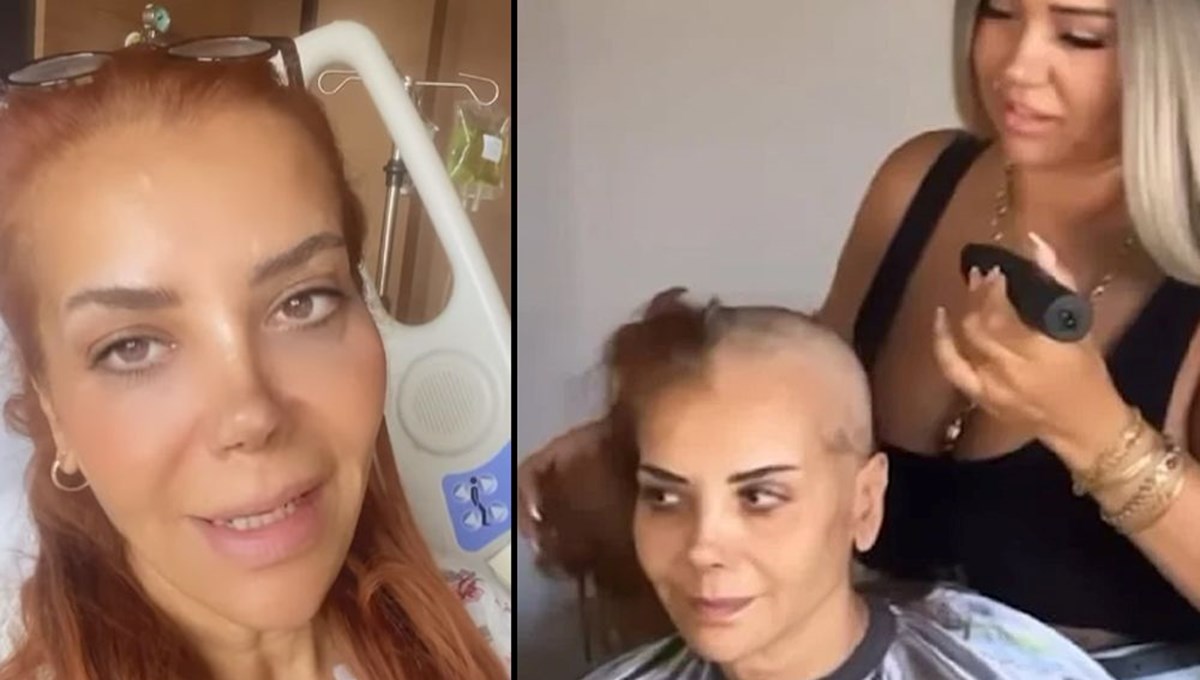 Pankreas kanseriyle mücadele eden Tanyeli saçlarını kazıttı