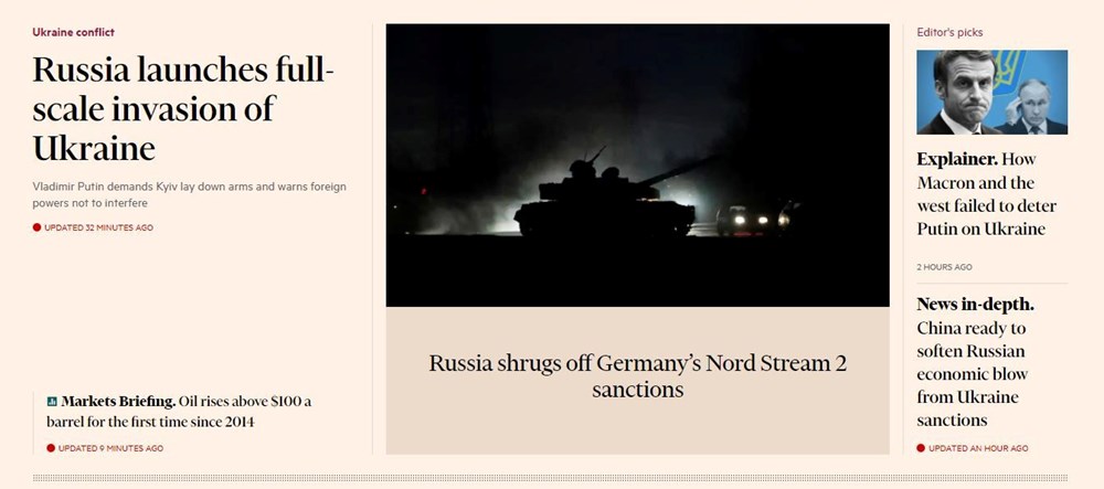Rusya'nın Ukrayna saldırısını dünya basını nasıl gördü? - 6