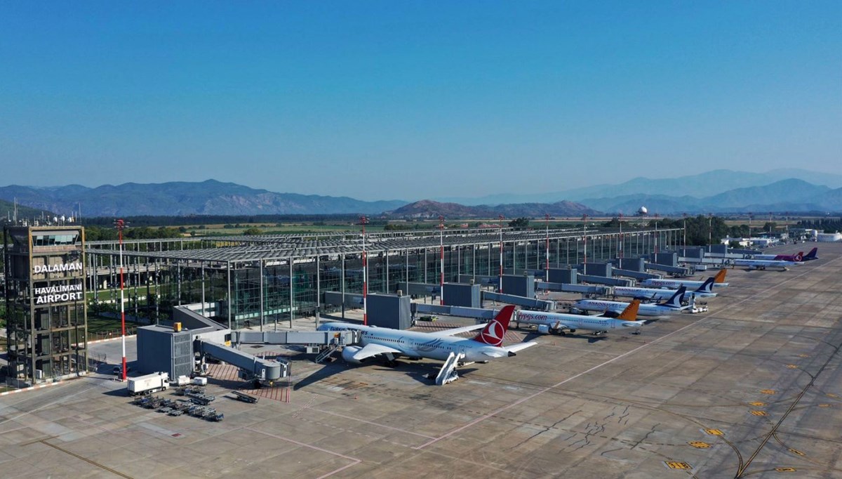 Dalaman havalimanı'nda7 ayda 3 milyon yolcu
