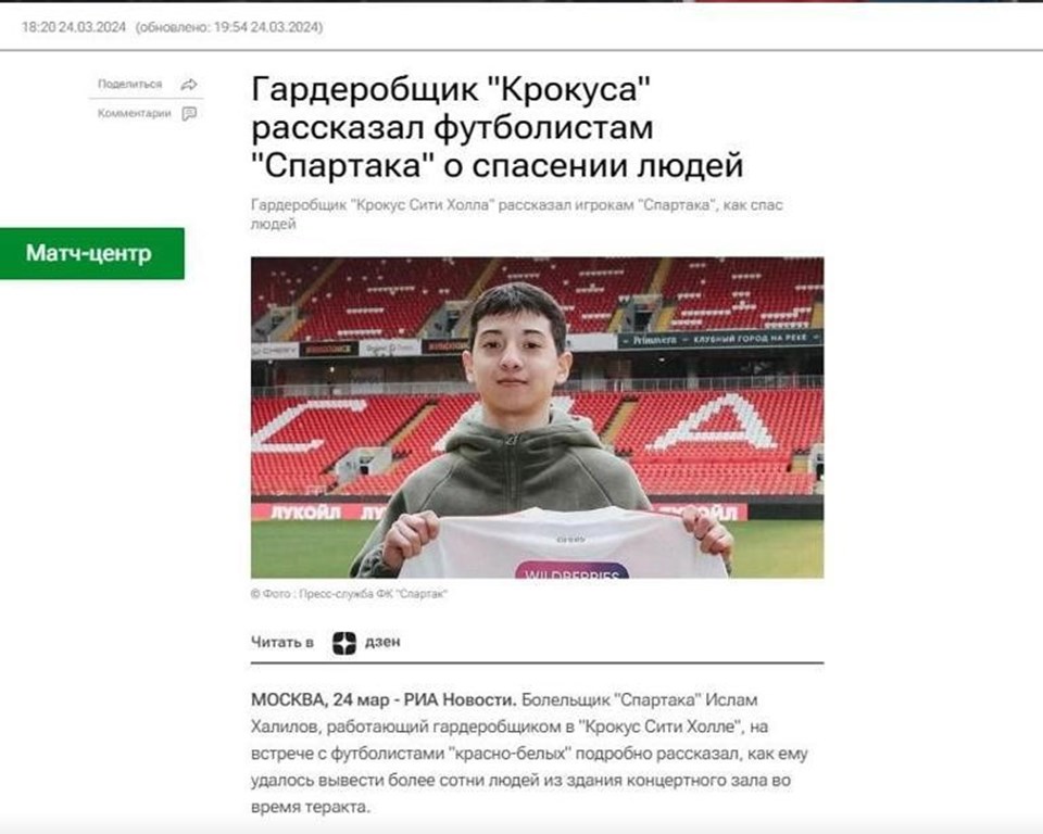 Rusya'nın 15 yaşındaki kahramanı: Liyakat Madalyası alacak! - 2