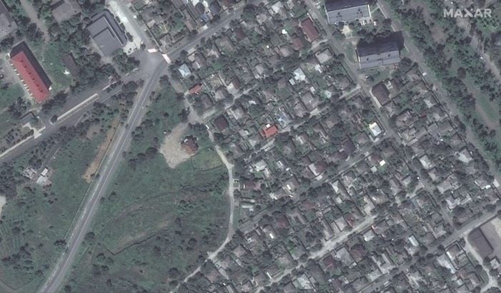Mariupol kentindeki yıkım uydudan görüntülendi - 10