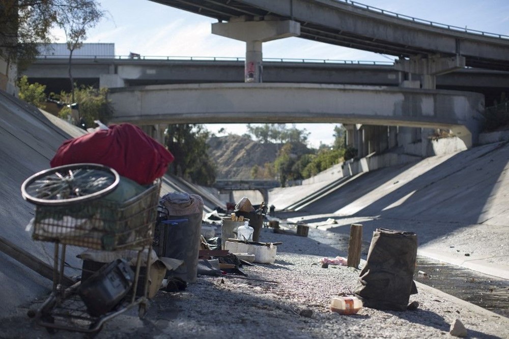 Los Angeles'ta 40 bin evsiz otellere yerleştirilecek - 11