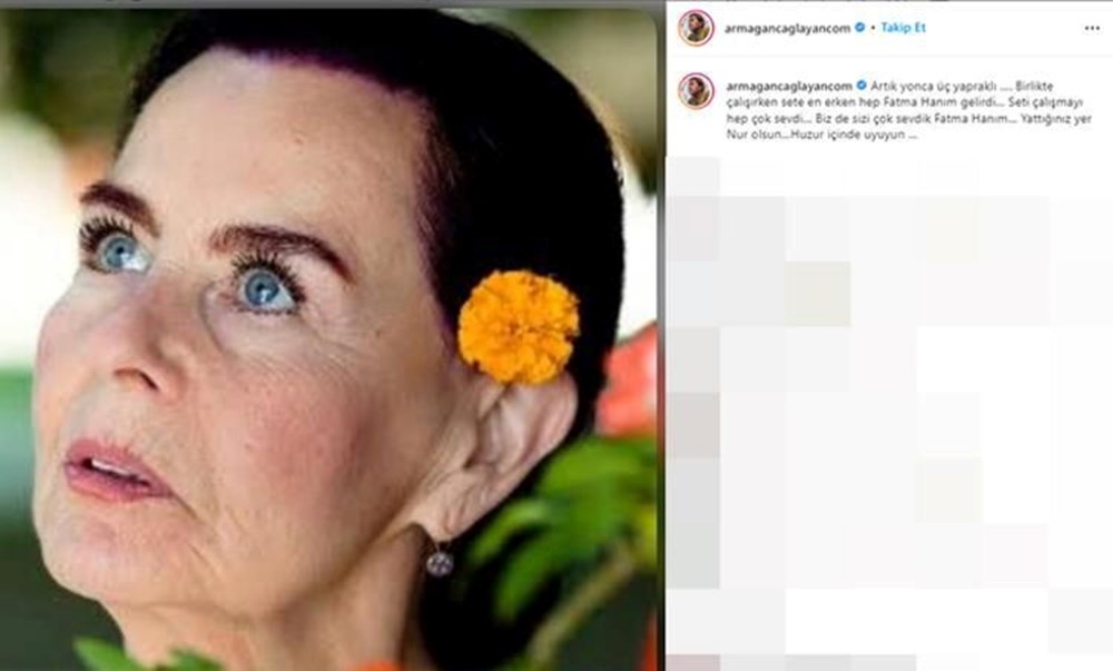 Ünlüler Fatma Girik'e sosyal medya mesajlarıyla veda etti - 12