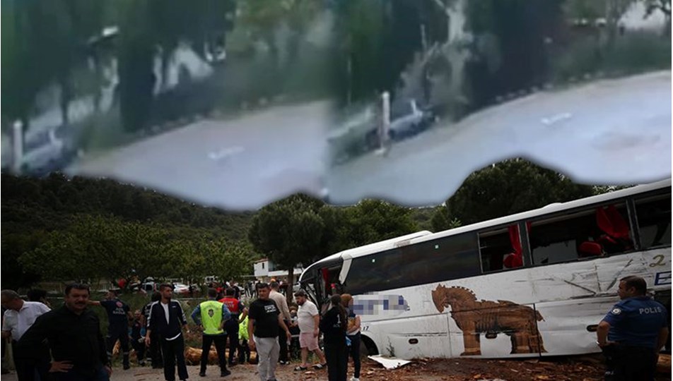 Çanakkale'de 8 kişi hayatını kaybetmişti! Kaza anının görüntüsü ortaya çıktı