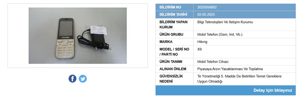 Dört cep telefonu için piyasadan toplatma kararı: Listede akıllı telefonlar da var! - 3