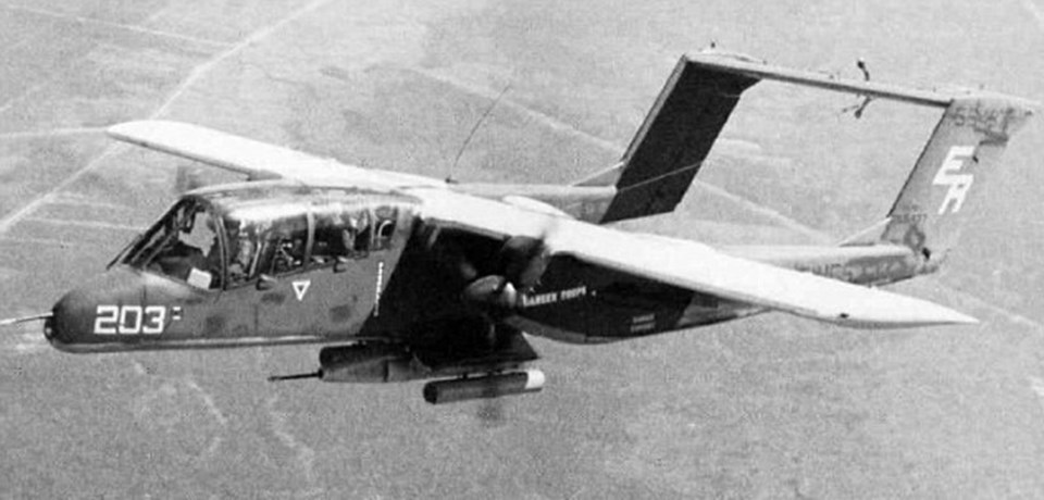 Bronco tipi klasik savaş uçakları Vietnam savaşında sık sık kullanıldı.