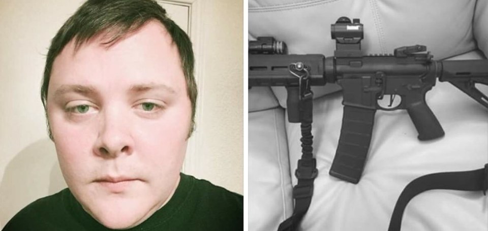 Saldırgan Devin Patrick Kelley'in, sosyal medya hesabındaki silahlı fotoğrafı dikkat çekti.
