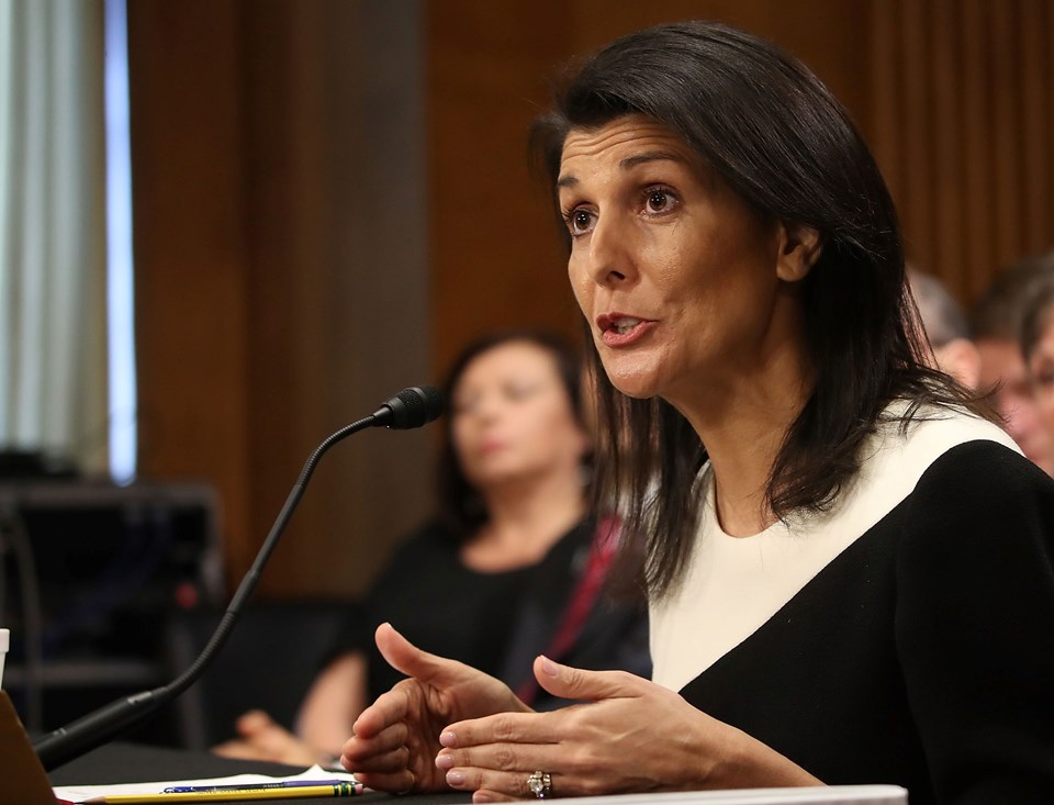 ABD'nin yeni BM Daimi Temsilcisi Nikki Haley