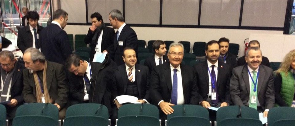 AİHM'deki tarihi duruşmayı CHP lideri Deniz Baykal ile eski AB Bakanı Egemen Bağış yan yana izliyor.