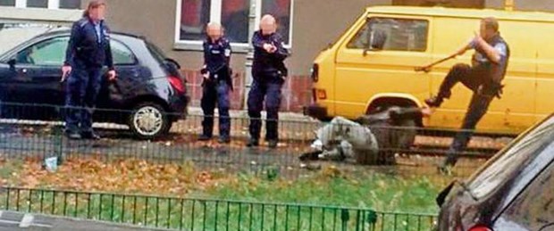Almanya'da polis vahşeti