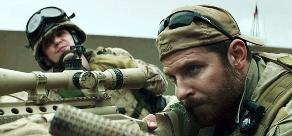 'American Sniper" filminin başrolünde ünlü aktör Bradley Cooper oynuyor.