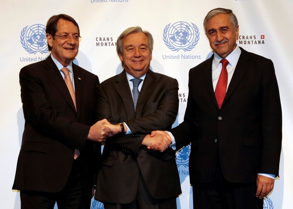 BM Genel Sekreteri Antonio Guterres'in çabaları Kıbrıs'ta çözüm için Rum lider Nikos Anastasiadis'i ikna etmeye yetmedi.