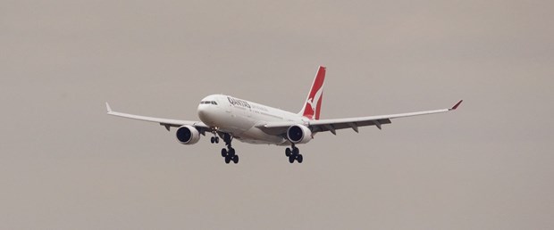 avustralya qantas uçak