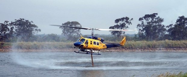 yangın söndürme helikopteri