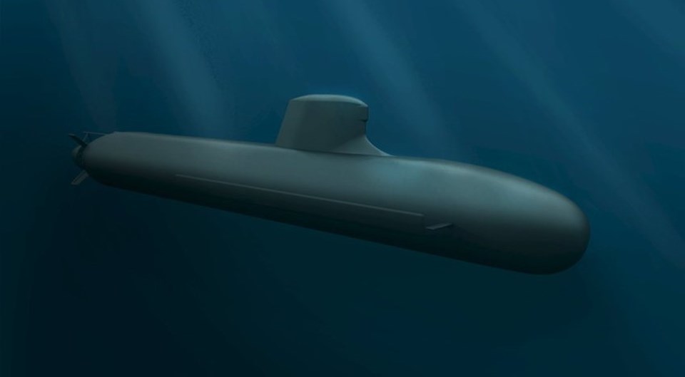 Fransız gemi üreticisi DCNS'in Avustralya için inşa etmeyi planladığı Barracuda isimli denizaltı.