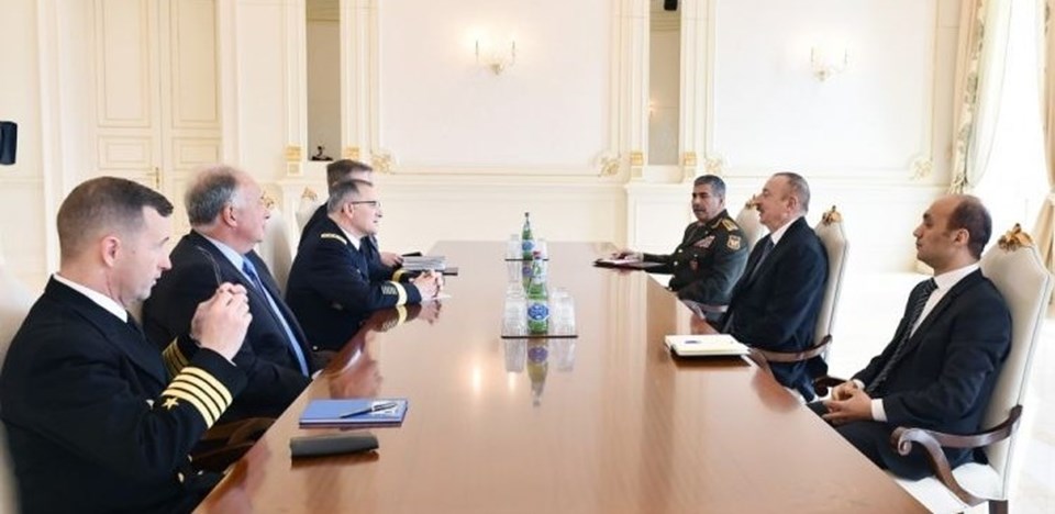 Azerbaycan Cumhurbaşkanı Aliyev, NATO Müttefik Kuvvetler Yüksek Komutanı Orgeneral Curtis Scaparrotti ile görüştü.
