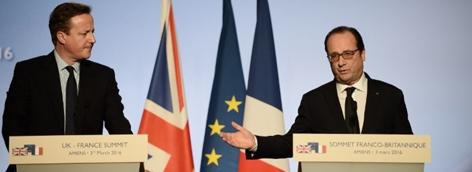 İngiltere Başbakanı David Cameron ile Fransa Cumhurbaşkanı François Hollande mini zirvede buluştu. İki lider, Suriye'deki ateşkesle ilgili ortak açıklama yayımladı.
