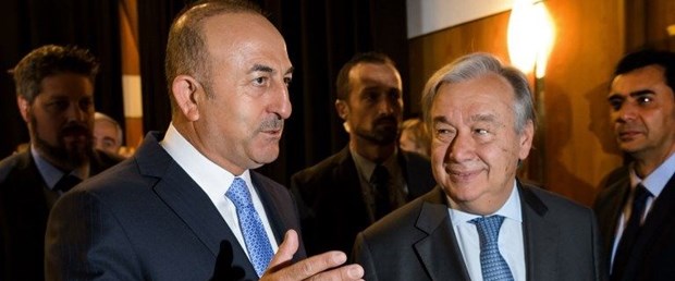 Çavuşoğlu BM Genel Sekreteri ile telefonda görüştü