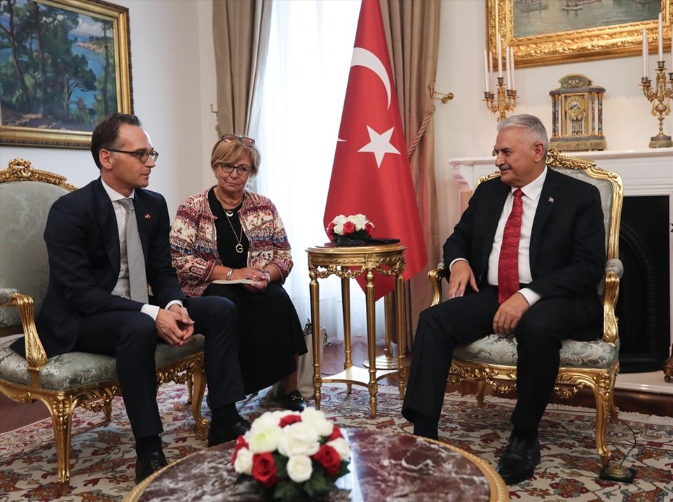 TBMM Başkanı Binali Yıldırım, resmi temaslarda bulunmak üzere Ankara'ya gelen Almanya Dışişleri Bakanı Heiko Maas'ı kabul etti.